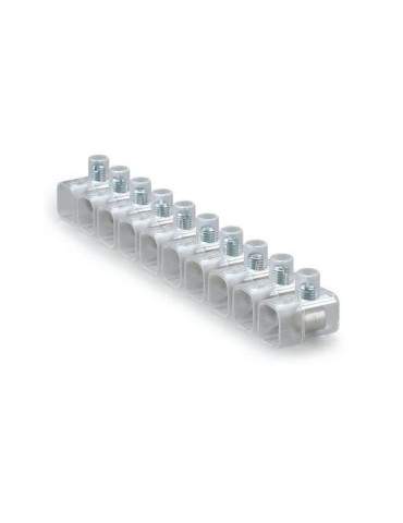 Morsetto In Ottone Forbox 6 Mmq Stecca 10pz LE OFFICINE - 23014