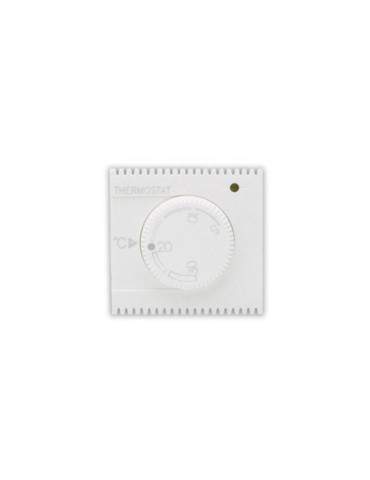Termostato Elettronico Con Manopola Domus S44 230V NA+NC 5A 2Mod. AVE - 441085