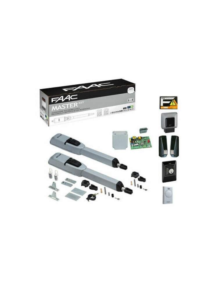 Automazione Cancelli A Battente MASTER KIT Green 230V FAAC - 104415445
