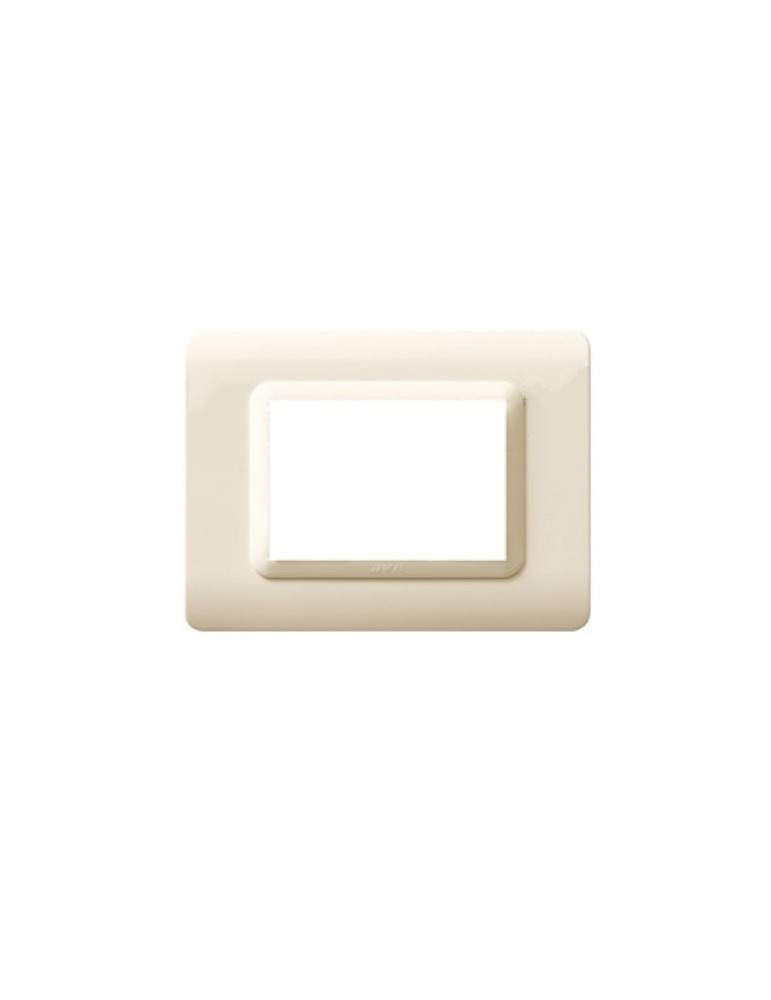 Placca Cornice TECNOPOLIMERO 44 Sabbia 3Mod. AVE - 44PY03SA