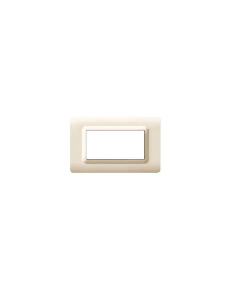 Placca Cornice TECNOPOLIMERO 44 Sabbia 4Mod. AVE - 44PY04SA