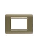 Placca Cornice TECNOPOLIMERO 44 Champagne 3Mod AVE - 44PY03CHO