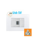 Alimentatore Caricatore  Presa Usb 2A 5V TECNOSWITCH - KS010PU
