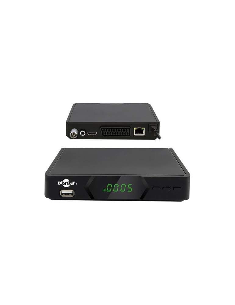 Ricevitore Digitale Terrestre Dtt Dvb T2 Decoder Hd Nero Digisat- ELCART - 55/45621-00