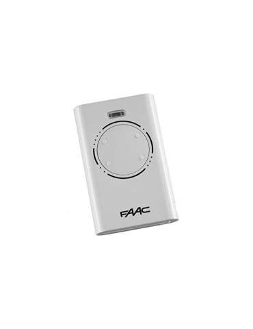 Telecomando Trasmettitore Per Automazione Cancelli Rolling Code 4 Canali XT4 433 SLH LR White FAAC - 787008
