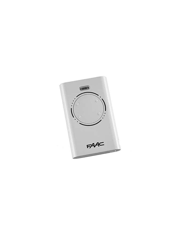 Telecomando Trasmettitore Per Automazione Cancelli Rolling Code 4 Canali XT4 433 SLH LR White FAAC - 787008