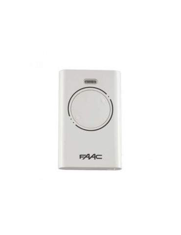 Telecomando Trasmettitore Per Automazione Cancelli Rolling Code 2 Canali XT2 433 SLH LR White FAAC - 787007