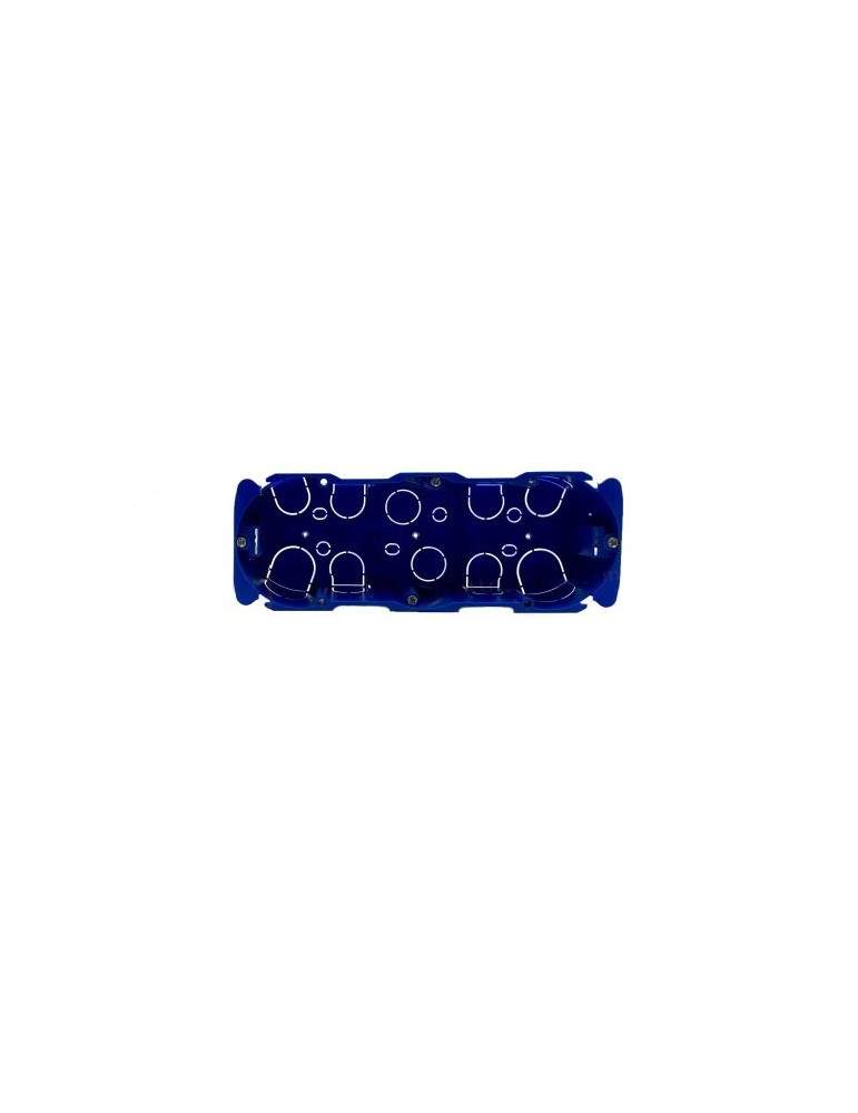 Scatola Rettangolare Per Pareti Cave Porta Frutti 7 Moduli Per Sistema 44 e 6 Moduli Per Sistema 45 AVE - 256CG