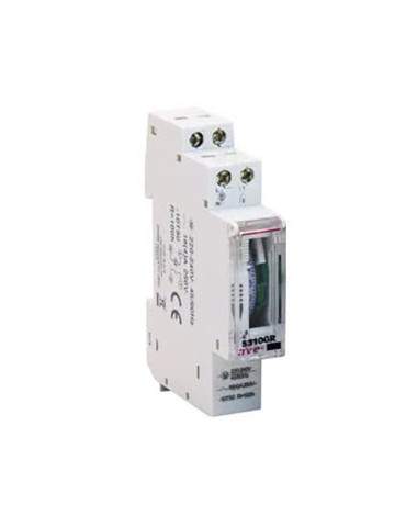 Interruttore Orario Giornaliero Orologio Timer Guida Din Meccanico Elettromeccanico 1 Modulo 16A 1NA 230V AVE - 5310GR