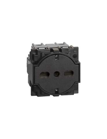 Presa Flat 16A Standard Tedesco Italiano Nero Living Now BTICINO - KG4140A16F