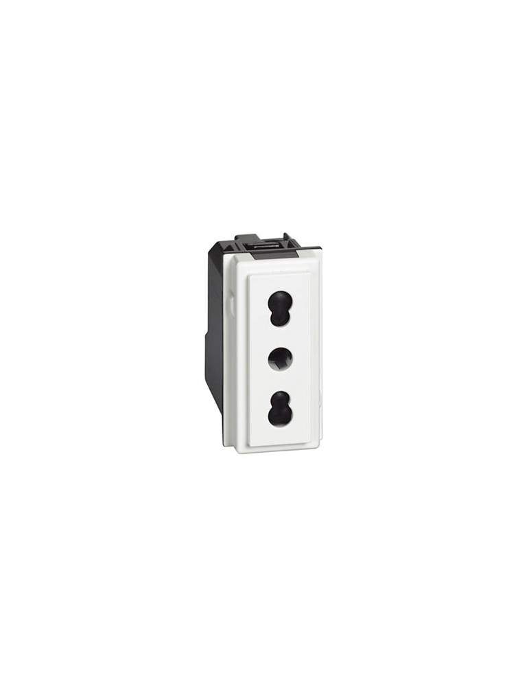 Presa 2P+T 10/16A Bianco Living Now BTICINO - KW4180