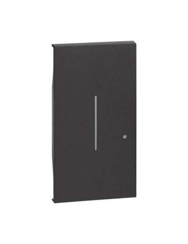 Cover Illuminabile Comando Luci Wireless Nero Livin Now BTICINO - KG42M2