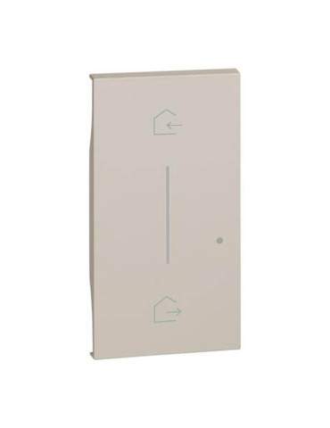 Cover Illuminabile Con Simbolo Entra E Esci Sabbia Living Now BTICINO - KM40M2