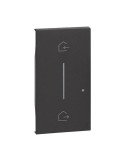 Cover Illuminabile Con Simbolo Entra E Esci Nero Living Now BTICINO - KG40M2
