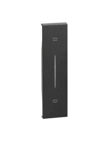 Cover Comando Tapparelle Nero 1Modulo Living Now BTICINO - KG05