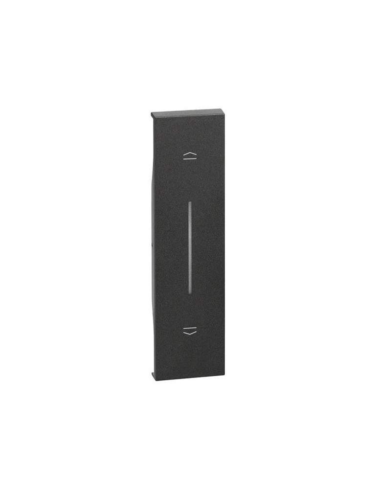 Cover Comando Tapparelle Nero 1Modulo Living Now BTICINO - KG05