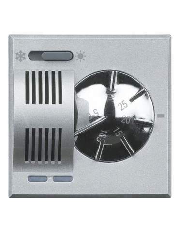 Termostato Ambiente Elettronico Con Commutatore Estate/Inverno 2 Posti 230V Axolute Chiaro BTICINO - HC4442