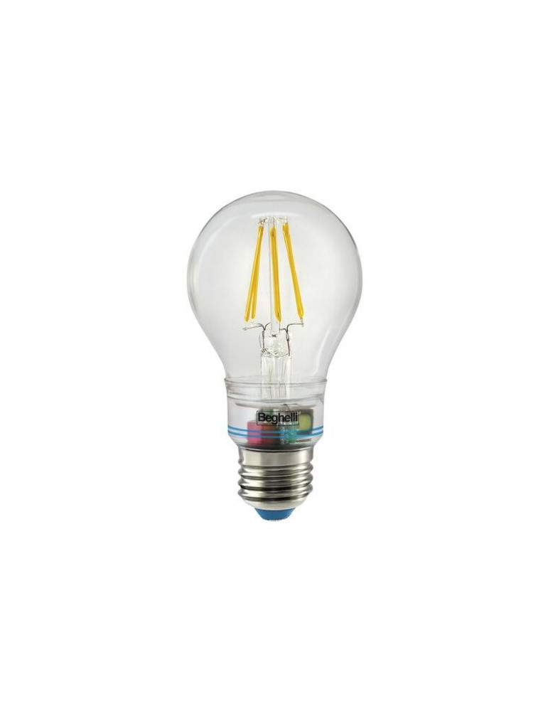 Lampadina Lampada Led Anti Black Out Sorpresa Zafiro 2700K 6W E27 Luce Calda BEGHELLI - 56305