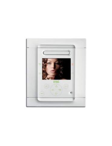 Monitor A Colori 2Voice Videocitofono Citofono Touch Folio Bianco URMET - 1706/6