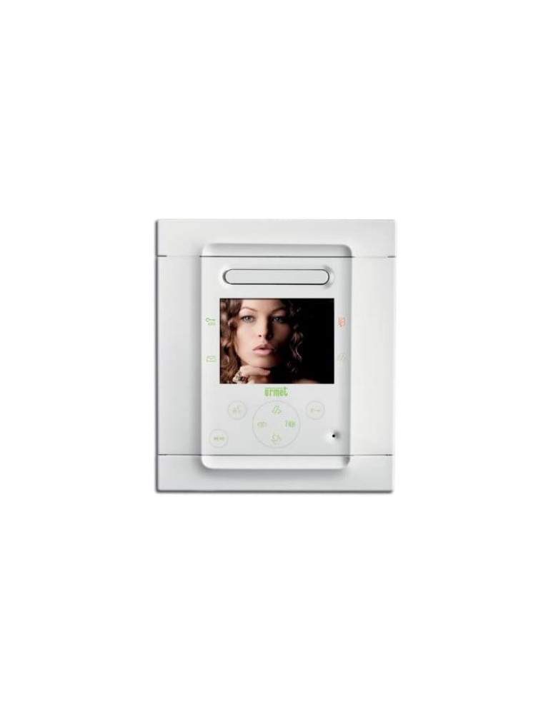 Monitor A Colori 2Voice Videocitofono Citofono Touch Folio Bianco URMET - 1706/6