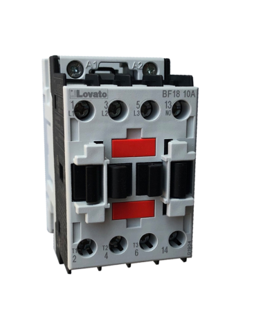 Contattore Tripolare 3Poli + 1NO Serie BF 18A (AC3) Bobina 24VAC LOVATO - BF1810A024