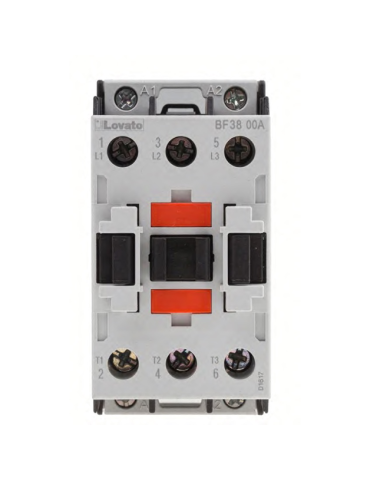 Contattore Tripolare 3Poli Serie BF 38A (AC3) Bobina 230VAC LOVATO - BF3800A230