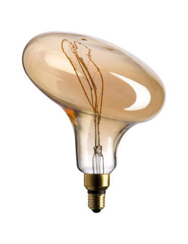 Lampada Design Ufo Vintage Retrò F.O.B. Stick Dimmerabile Led E27 8W 500Lumen 2000K Luce Calda Shot BOT LIGHTING - WLD6408X2AM