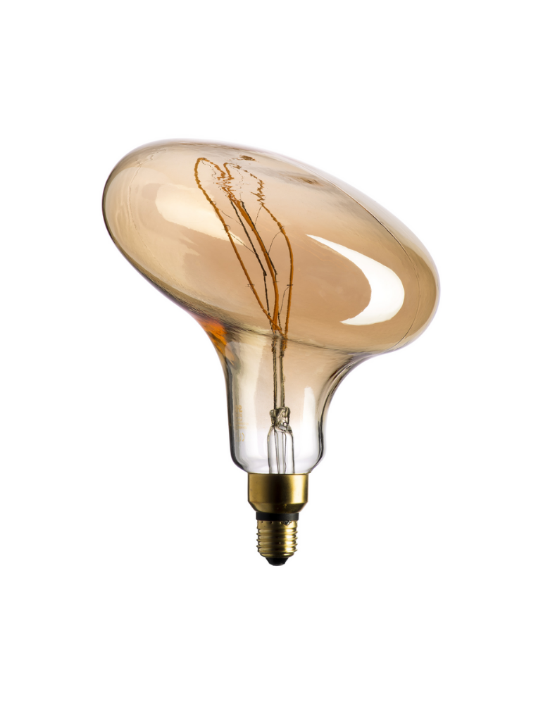 Lampada Design Ufo Vintage Retrò F.O.B. Stick Dimmerabile Led E27 8W 500Lumen 2000K Luce Calda Shot BOT LIGHTING - WLD6408X2AM
