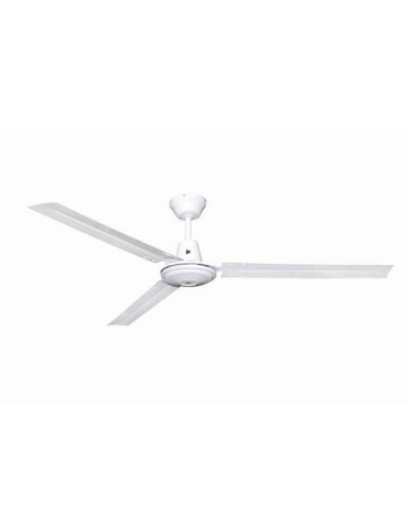Ventilatore A Soffitto BIANCO 120 3 Pale Metallo Professionale 120cm CFG - EV024