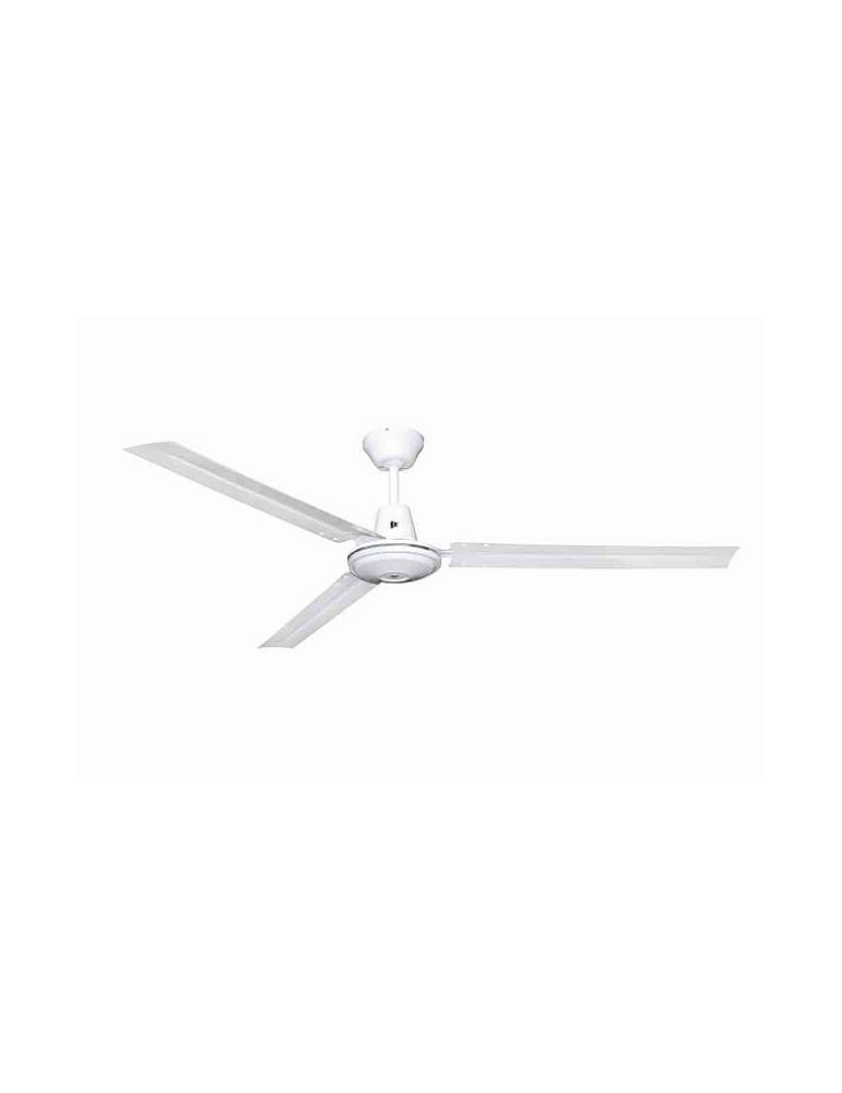 Ventilatore A Soffitto BIANCO 120 3 Pale Metallo Professionale 120cm CFG - EV024