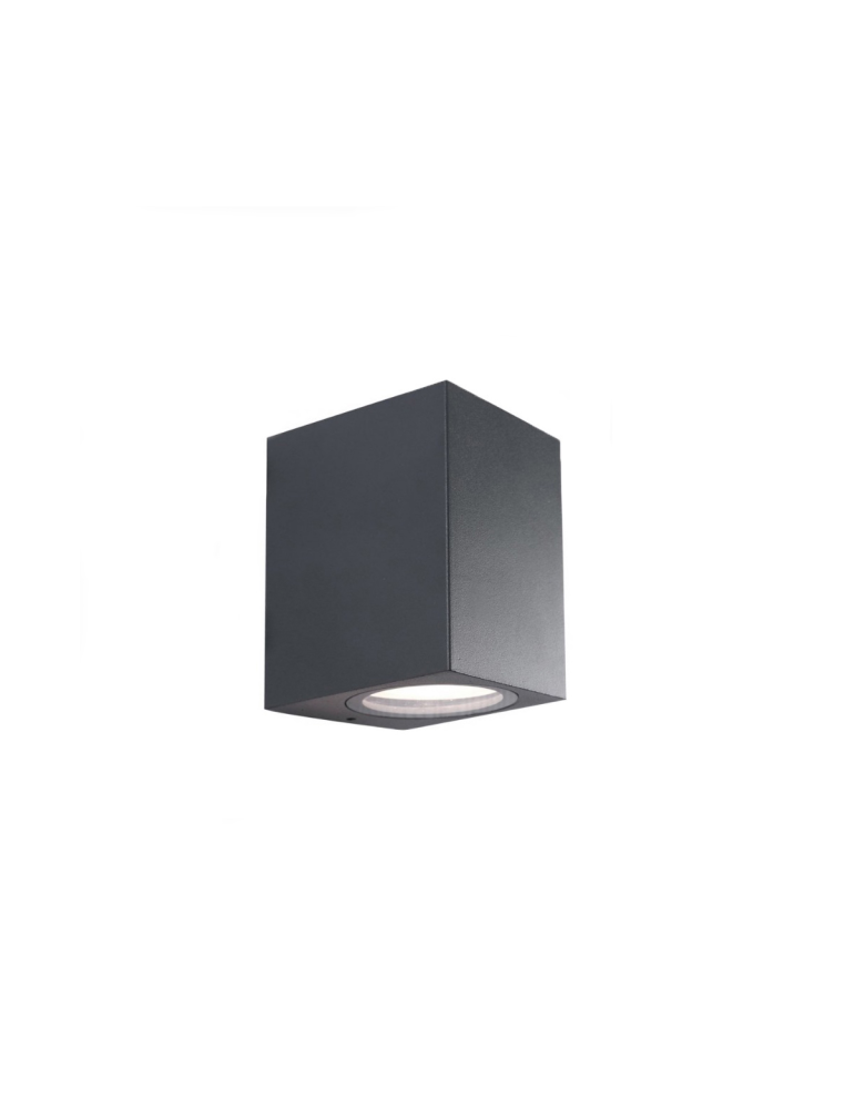 Applique LED Lampada Da Muro In Alluminio Antracite Toledo 1 Fascio Singolo GU10 Shot BOT LIGHTING - TOLEDO1G