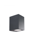 Applique LED Lampada Da Muro In Alluminio Antracite Toledo 1 Fascio Singolo GU10 Shot BOT LIGHTING - TOLEDO1G