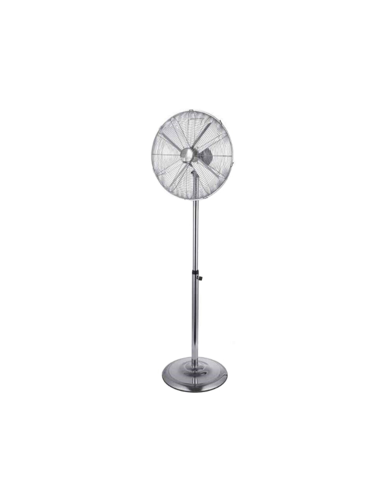 Ventilatore A Piantana Da Terra CROMO 45 TERRA 3 Velocità Metallico Cromato CFG - EV080