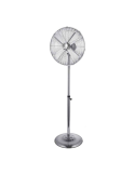 Ventilatore A Piantana Da Terra CROMO 45 TERRA 3 Velocità Metallico Cromato CFG - EV080
