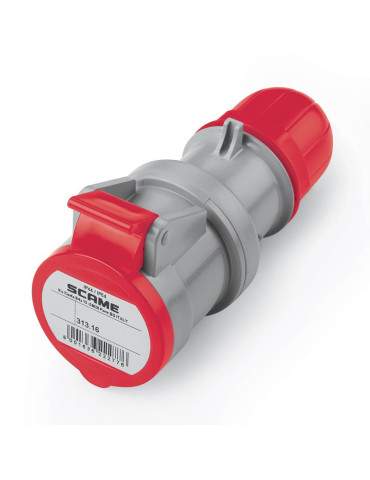 Presa Mobile Industriale Optima 5Poli 3P+N+T 16A IP44 Rossa SCAME - 313.1647