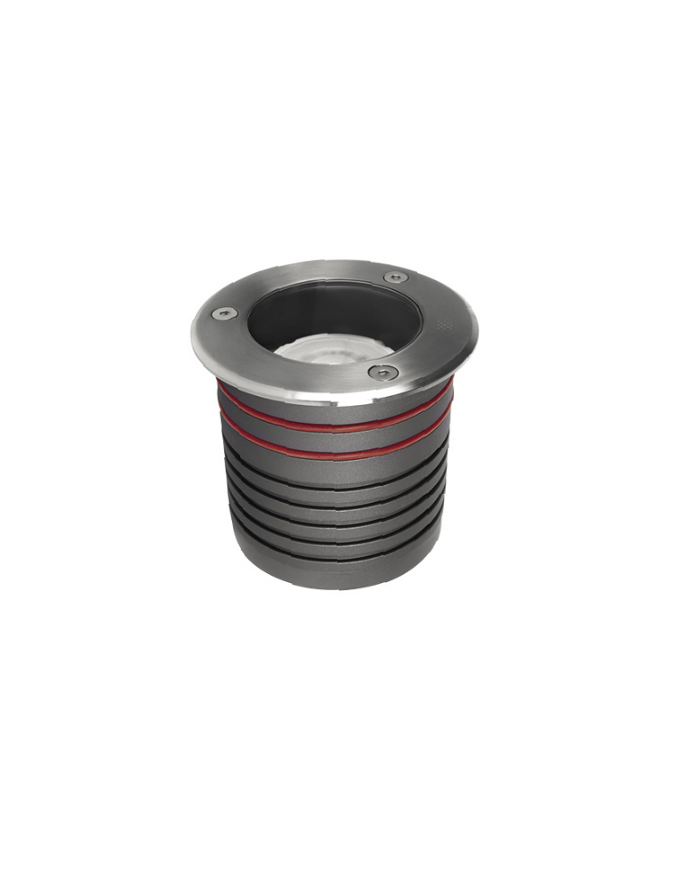 Faretto Per Esterno Apparecchio Carrabile Ad Incasso Senza Lampada OLAR GU10 OLP5SL Passivato 230V IP67 PLAYLED - ERXOLP5SL