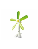 Ventilatore Da Tavolo E Parete MARGARITA Senza Griglia Con Clip Colorato Bianco Verde Giallo CFG - EV058