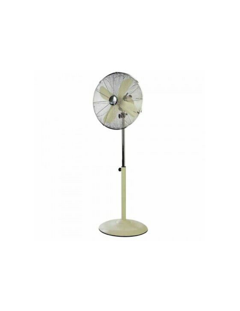 Ventilatore A Piantana Da Terra CREMA 45 3 Velocità Metallico CFG - EV056