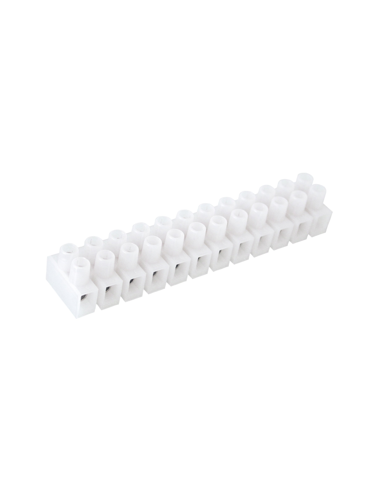 Morsetto 2,5mmq Morsettiera Multipolare In Polietilene Mammut Striscia da 12 Linea PP ELEMATIC - EMPP25