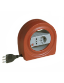 Prolunga Avvolgicavo GYRO 5m Con Protettore Termico E 1 Presa Bipasso 16A + 1 Presa Schuko P30 BTICINO - S2724