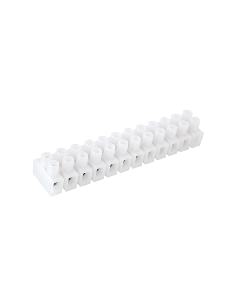 Morsetto 10mmq Morsettiera Multipolare In Polietilene Mammut Striscia da 12 Linea PP ELEMATIC - EMPP100