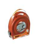 Prolunga Avvolgicavo GYRO 8m Con Protettore Termico E 2 Prese Bipasso 16A + 1 Presa Schuko P30 BTICINO - S2727