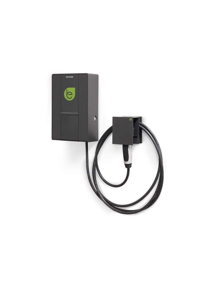 Ricarica Veicoli Elettrici Colonnina Elettrica Wall Box Cavo + Presa T2 BE-W 7,4KW SCAME - 205.W17-S0