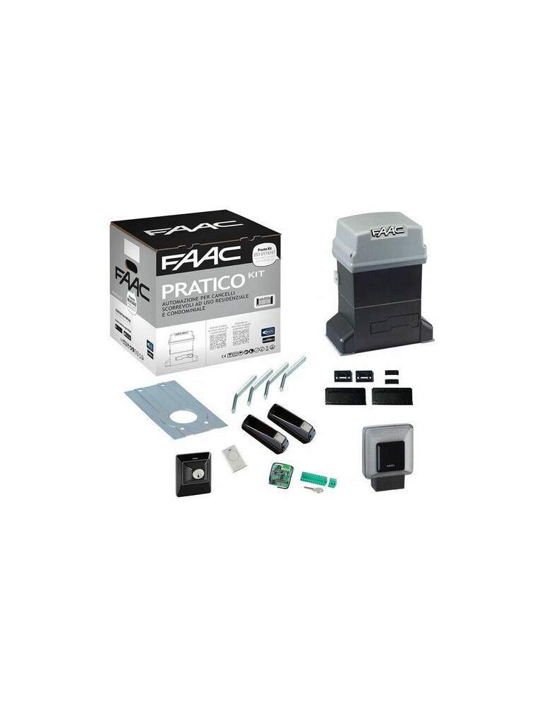 Kit Automazione Cancello Battente A Bagno D'olio 746C PRATICO KIT 230v 600kg -Garanzia Italia- FAAC - 105940