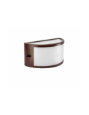 Applique Lampada Da Muro In Alluminio Corten Segovia 1 E27 IP54 Shot BOT LIGHTING - SEGOVIA1E27C