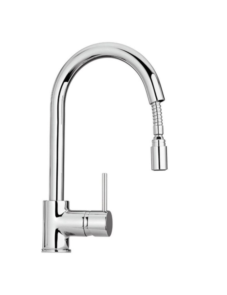 Miscelatore Monocomando Monof. Lavello Cox Con Doccetta Estraibile PAINI - 78CR591