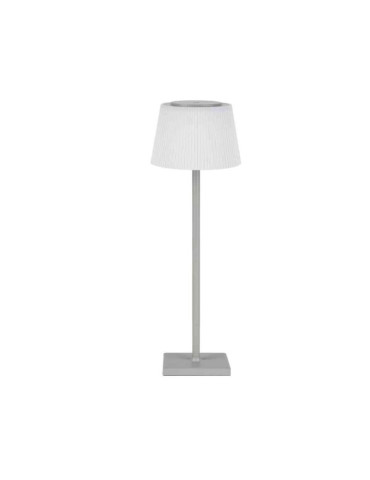 KATE Lampada Da Tavolo PVC Ricaricabile Grigia CFG - EL119