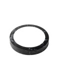 Plafoniera Circolare Downlight Deco Effetto Marmo Nero 4000K ALVERLAMP - DLM2040SGB