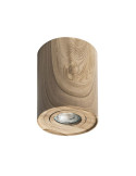 Applique Da Esterno Marrone Chiaro Effetto Legno Aros Gu10 IP20 MiaLuz ALVERLAMP - LGB96SN