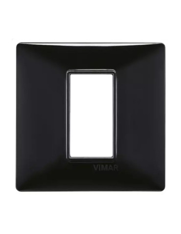 Placca 1 Modulo Nero Serie Plana VIMAR - 14641.05